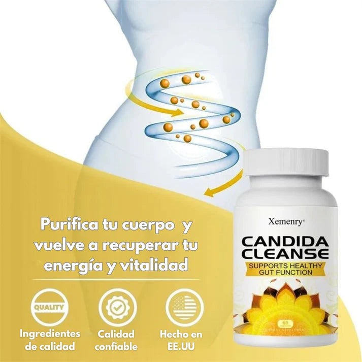 CANDIDA CLEANSE Recupera tu equilibrio de forma natural 🌿 60 Cápsulas