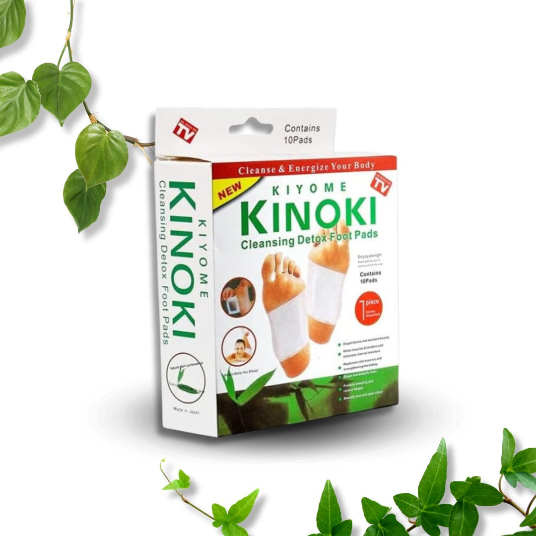Parche Kinoki™ Desintoxicante para Pies: Purifica y renueva energía mientras duermes. ( 10 Parches)
