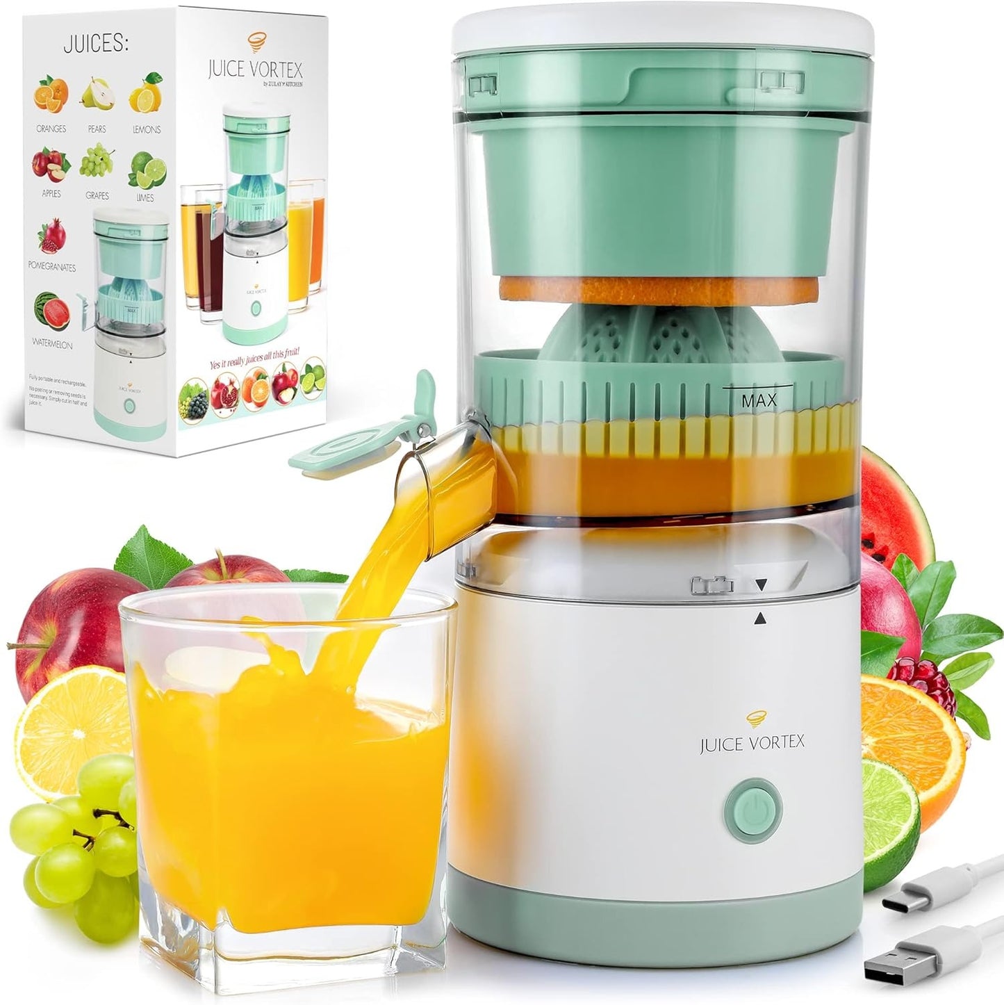 JuiceMaster™ Exprimidor Inalámbrico de Calidad y la Eficiencia
