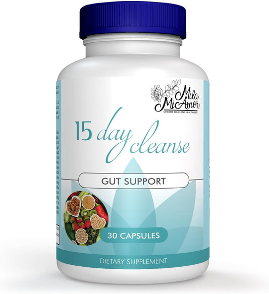 15 Day Cleanse  tratamiento natural  para un sistema digestivo saludable en tan solo 15 días. 🌿