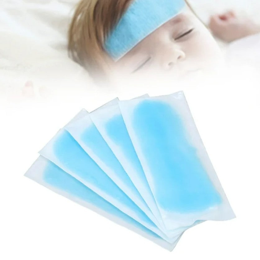 PARCHE DE GEL PARA BAJAR LA FIEBRE ( La caja contiene 4 Parches )  $19.990