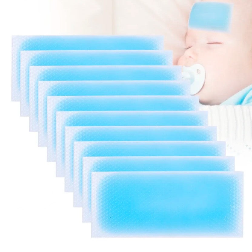 PARCHE DE GEL PARA BAJAR LA FIEBRE ( La caja contiene 4 Parches )  $19.990