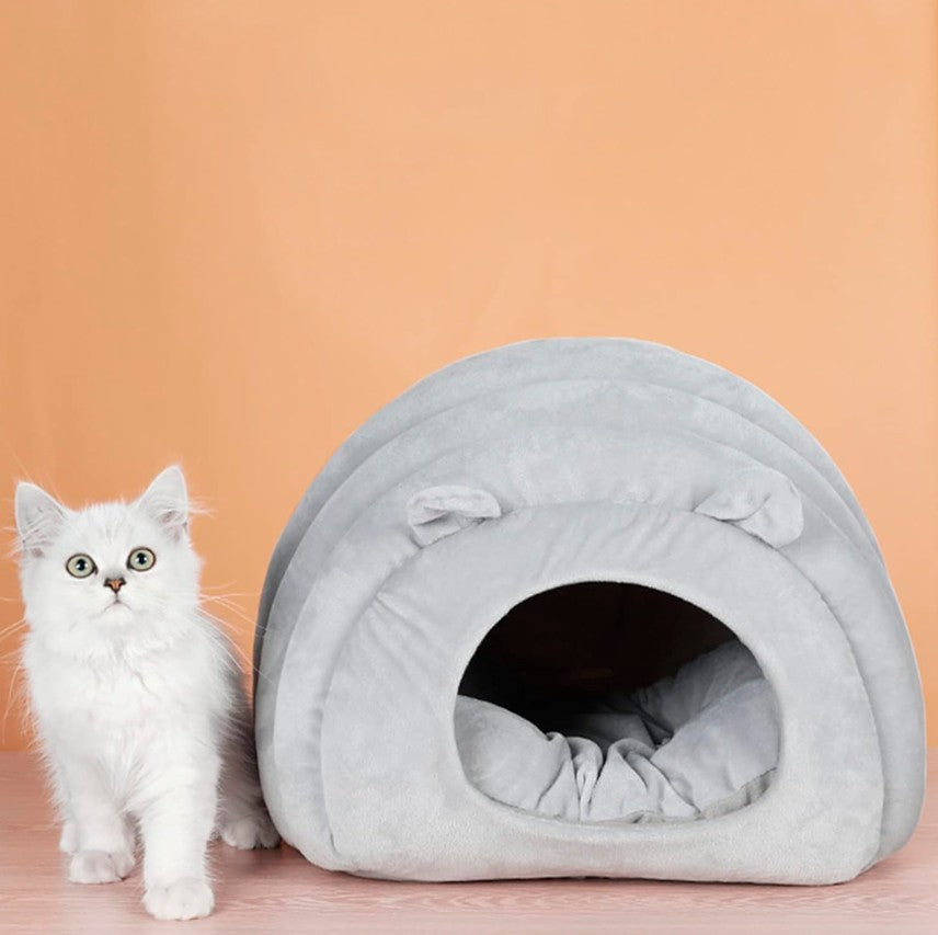 CAMA CASA FELPUDA PARA GATOS