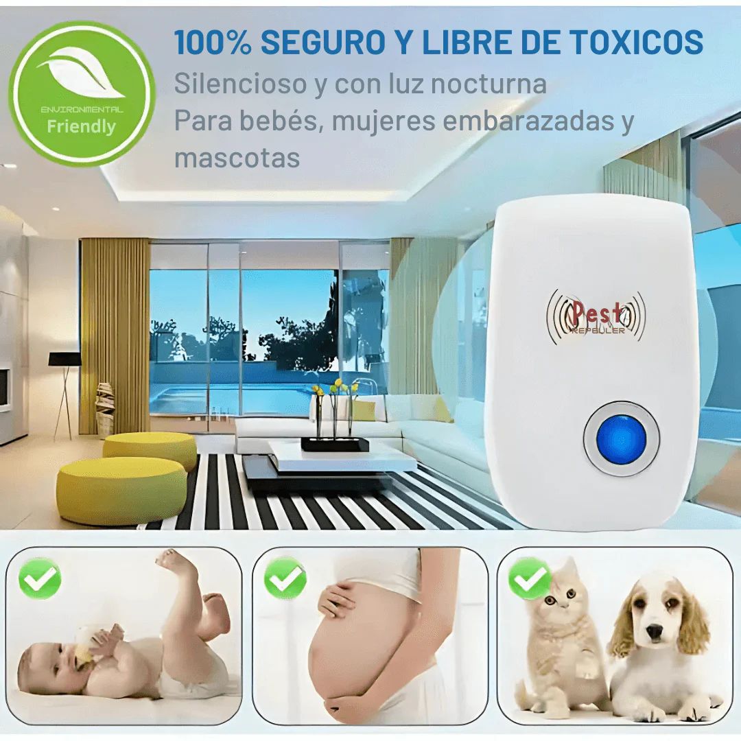 2x1 Repelente Eléctrico - Protege tu hogar y a tu familia de forma segura🔴