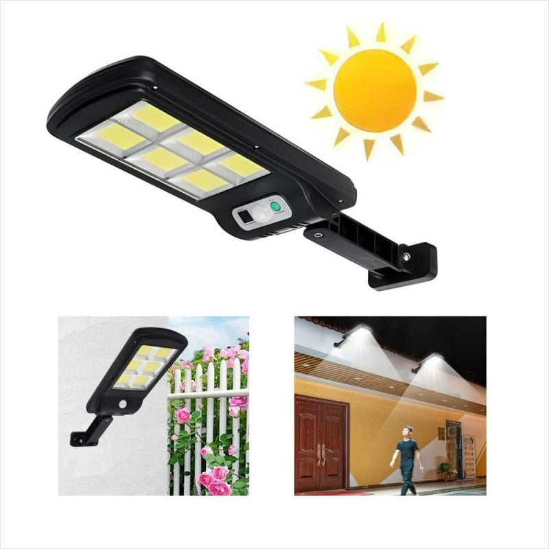 EcoLuz™ – Ilumina sin pagar luz -Foco LED con Sensor y Energía Solar
