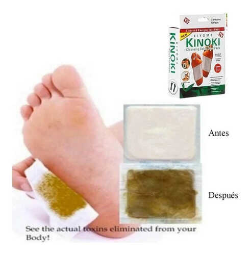 Parche Kinoki™ Desintoxicante para Pies: Purifica y renueva energía mientras duermes. ( 10 Parches)