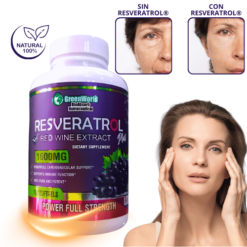 Resveratrol Essence™ MEJORA LA EDAD DE LA PIEL -RETRASA EL ENVEJECIMIENTO Y MUCHO MÁS