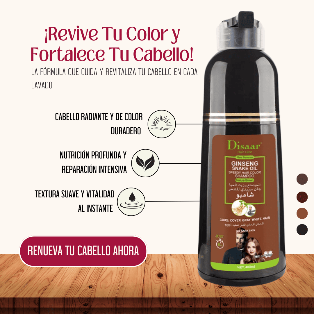 ColorRenew™ Shampoo natural Unisex – 4 tonos a elección