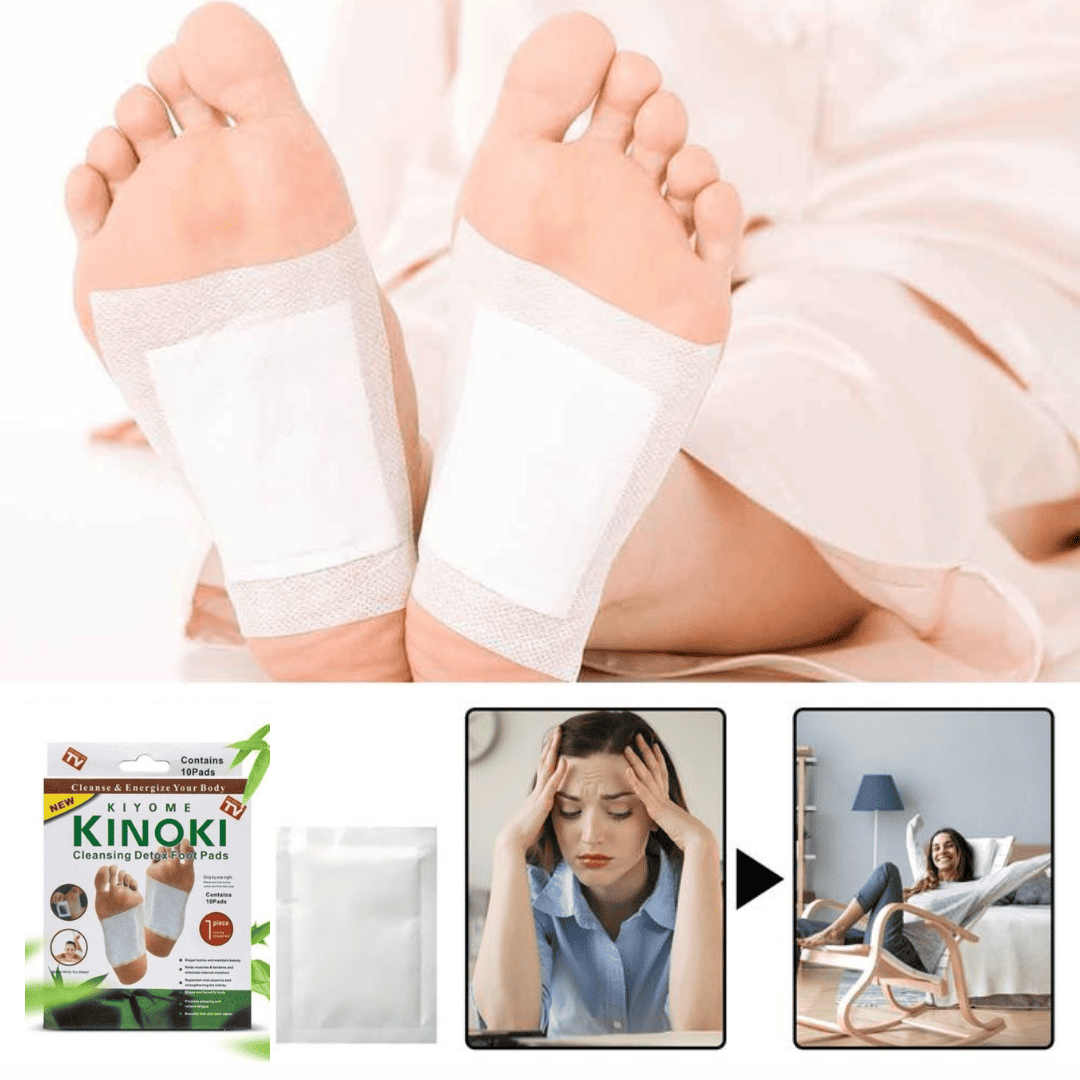 Parche Kinoki™ Desintoxicante para Pies: Purifica y renueva energía mientras duermes. ( 10 Parches)