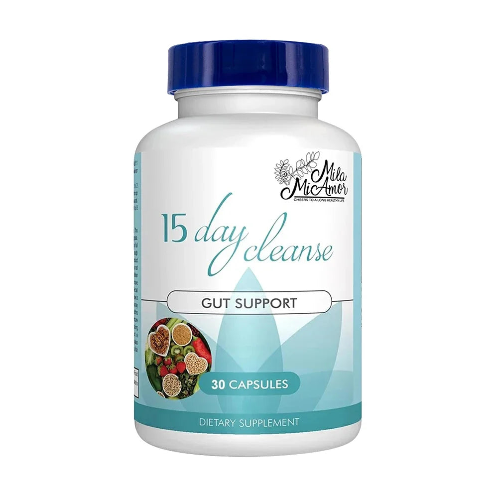 15 Day Cleanse  tratamiento natural  para un sistema digestivo saludable en tan solo 15 días. 🌿