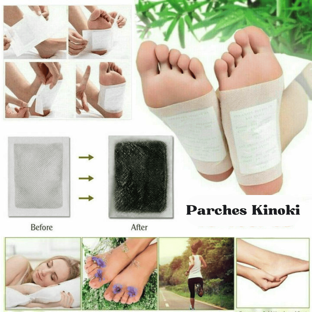Parche Kinoki™ Desintoxicante para Pies: Purifica y renueva energía mientras duermes. ( 10 Parches)