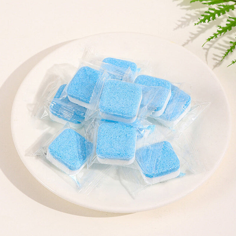 Pack 12 Pastillas Limpia Lavadora Remueve la Suciedad y Elimina el Mal Olor